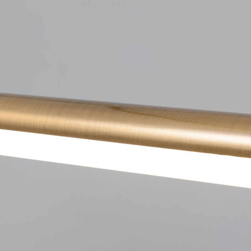 Brass LED Wall Lamp in Traditional Classic Style Electroplate Iron Wall Light with Acrylic Shade
