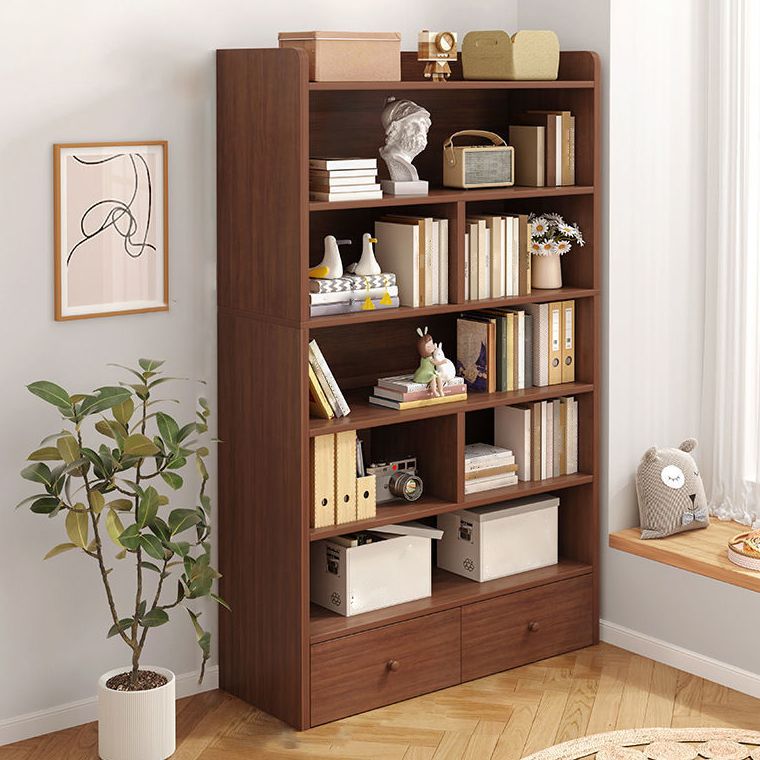 Modern Style Bookcase Engineer Wood Standard Bookshelf for Home Office