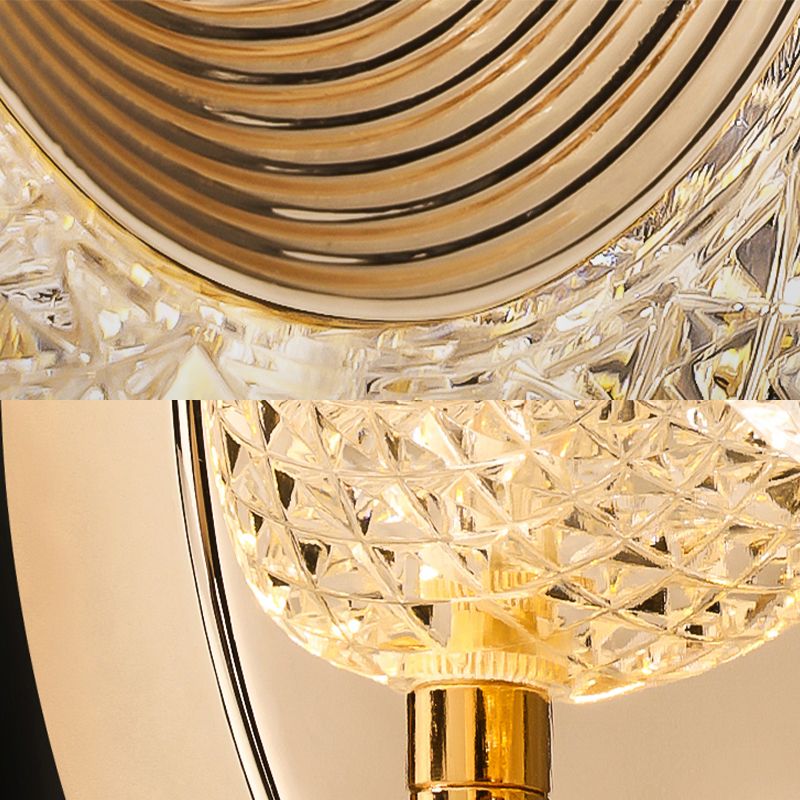 Gold Oval Leuchten Wandleuchte modern