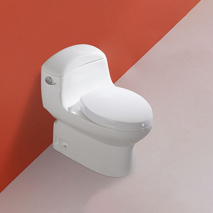 Traditional Seat Included One Piece Toilet Floor Mounted Toilet Bowl for Washroom