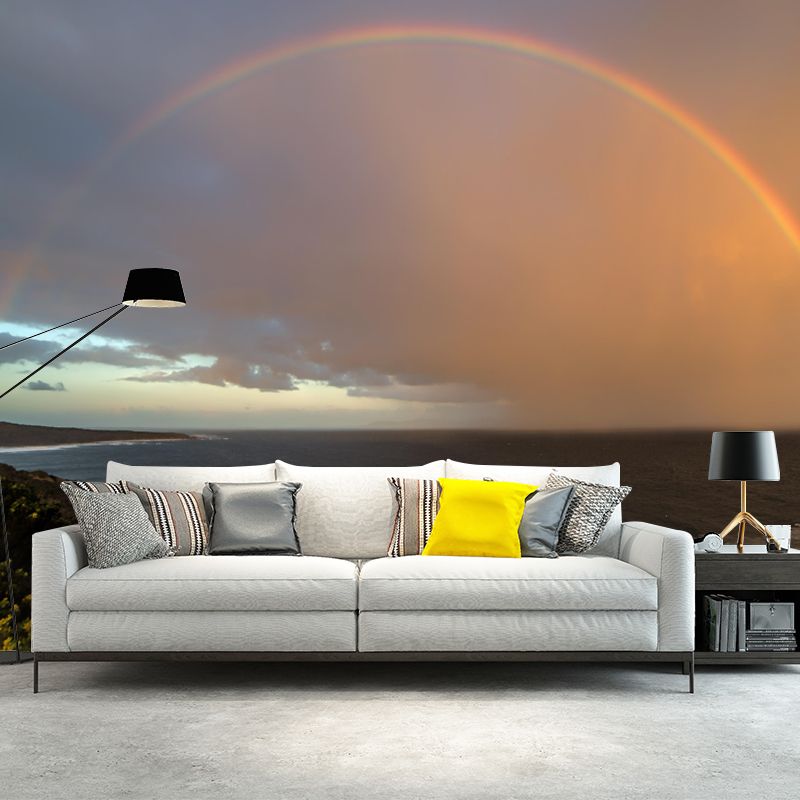 Boundless Sea Mural Environment Friendly Wallpaper Decoration for Living Room