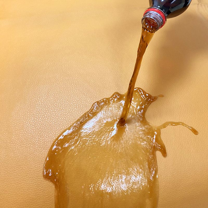 Loose Back Faux Leather Sofa with Chaise Square Arm Sofa - 70.87" D