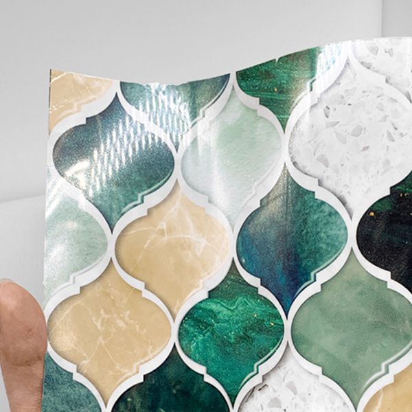Mosaic Tile Peel and Stick Tile Kitchen Waterproof Backsplash Peel and Stick Wall Tile