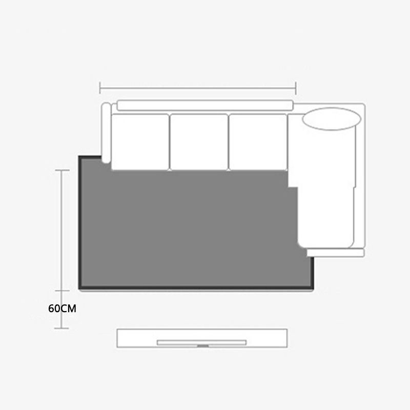 Multicolor Bohemian Area Carpet Polyester Southwestern Pattern Indoor Rug Anti-Slip Backing Carpet for Living Room