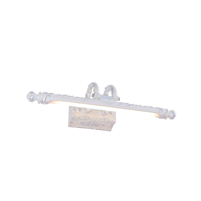 Bar Shaped Vanity Mirror Lamp Traditional Resin Bathroom LED Wall Light