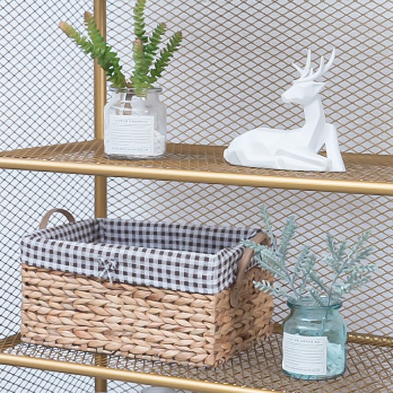 Industrial Metal Bookcase Shelf Closed Shelves for Study Room