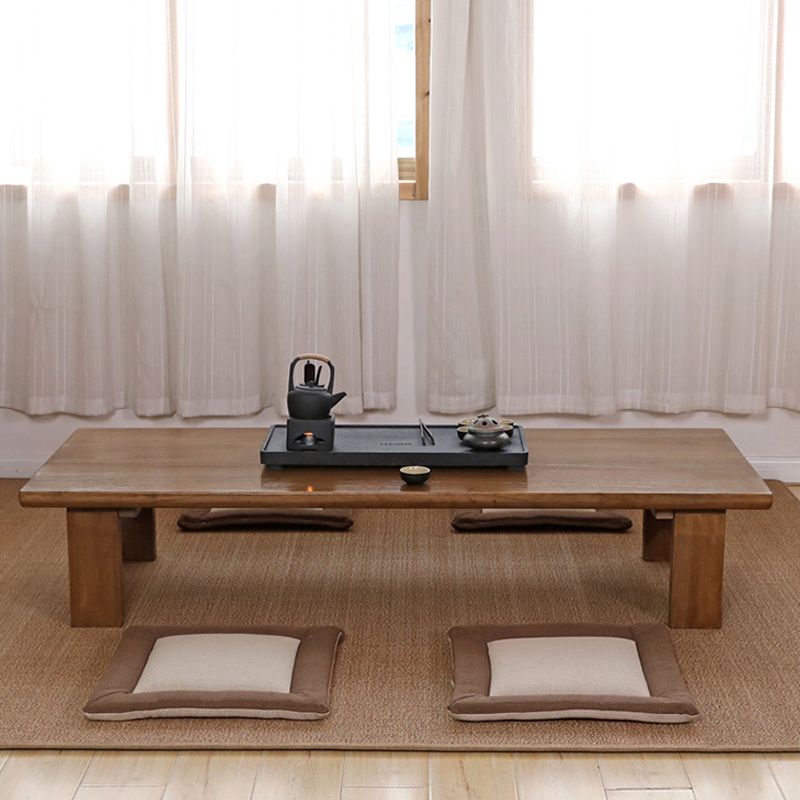 Rectangle Coffee Table Solid Wood Modern Single Coffee Table