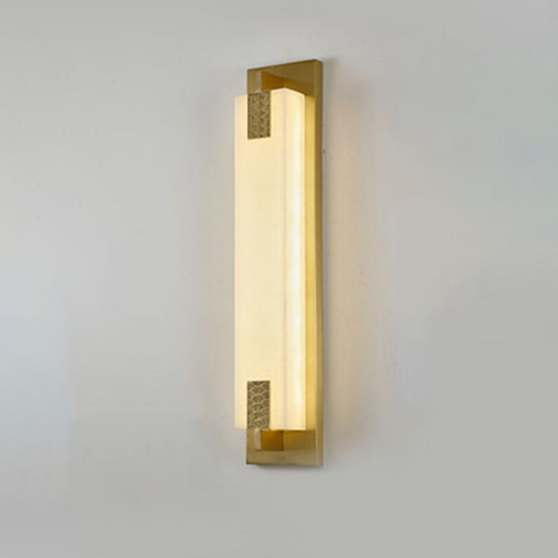 Pronzo della parete di marmo leggero regolabile contemporaneo per corridoio e scala del comodino