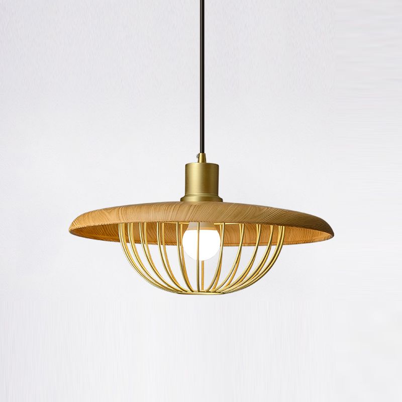 Metal Round Shape Hanging Light Modern Style 1-Light Hanging Light Mounted Fixtures