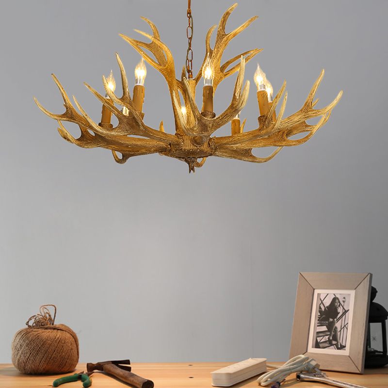 Lampe à lustre en résine 6/8