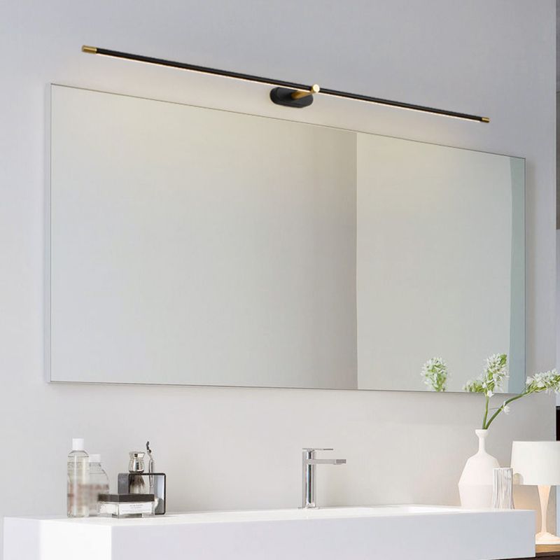 Elongated Sconce Light Fixture Minimalist Style LED Metal Wall Mount Light Fixture