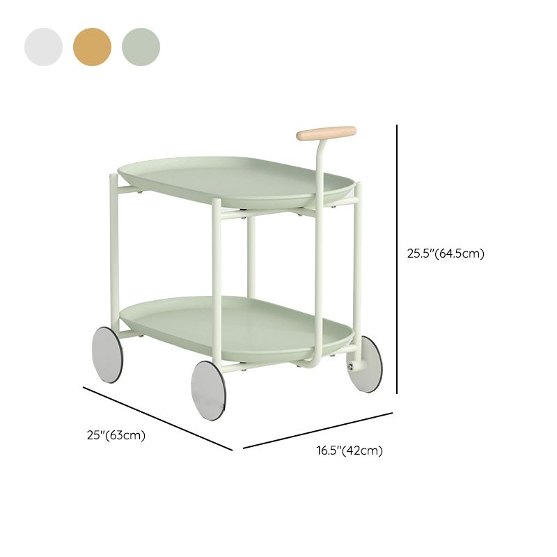 Contemporary Metal Side Table Oval Top Sofa Side Accent Table