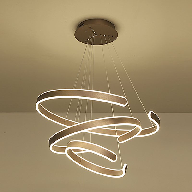 Simplicità creativa Luce a sospensione multistrato per caffetteria da salotto