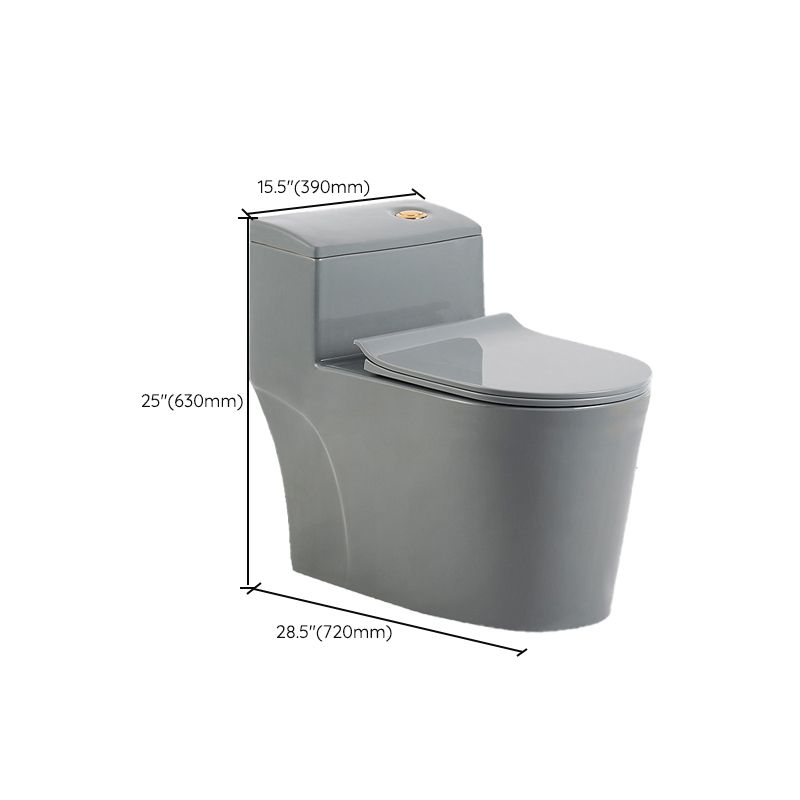 Traditional Toilet Bowl Floor Mounted One-Piece Toilet Porcelain Urine Toilet