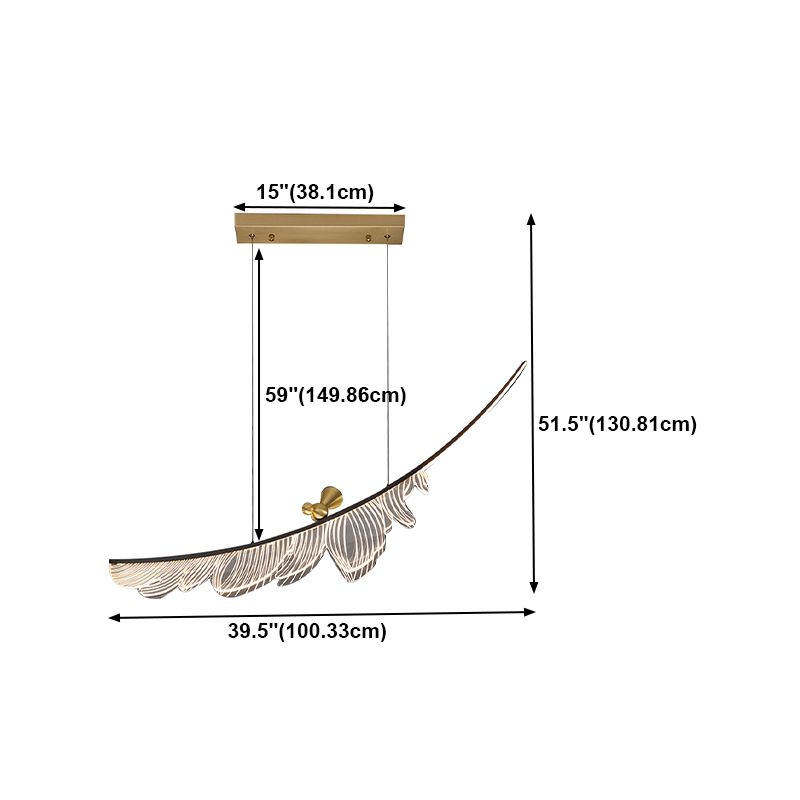 Modern Style Island Lighting Fixture Household Pendant Lighting Fixture