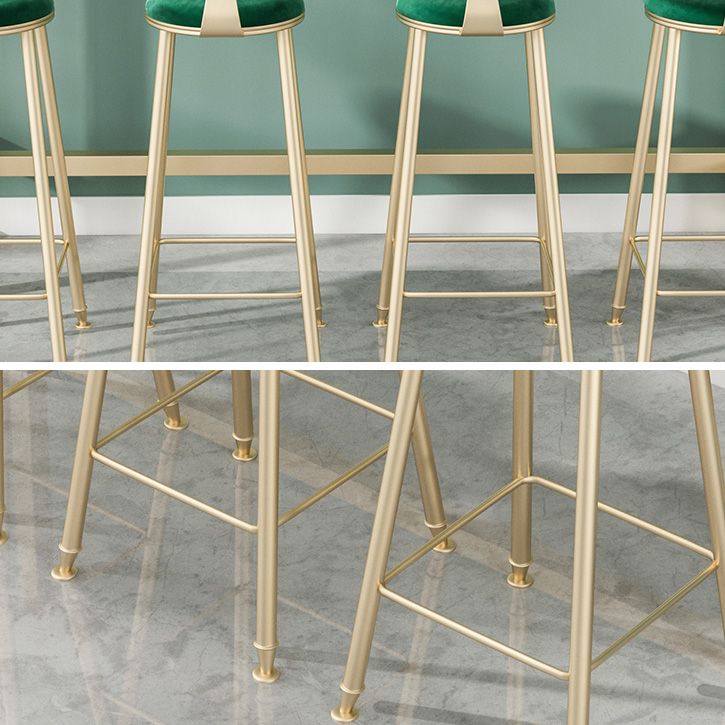 1/2/5 Pieces Modern Iron Bar Table Set Rectangle Engineered Wood Bistro Set with Footrest