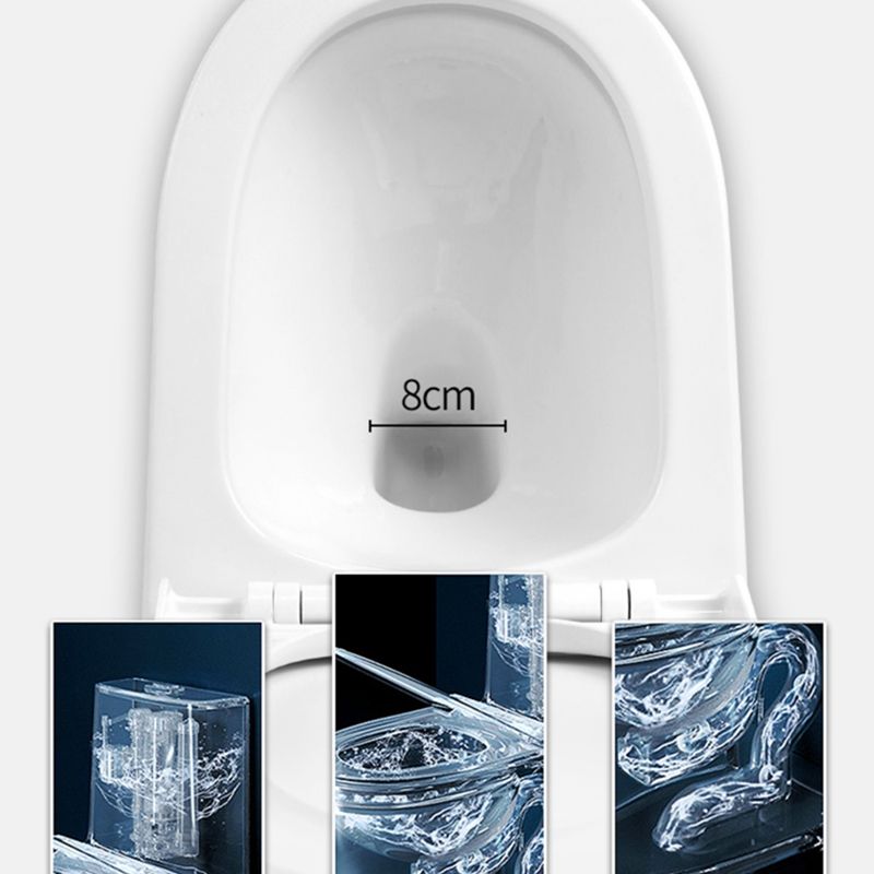 Traditional White Toilet Bowl Floor Mounted Urine Toilet for Bathroom