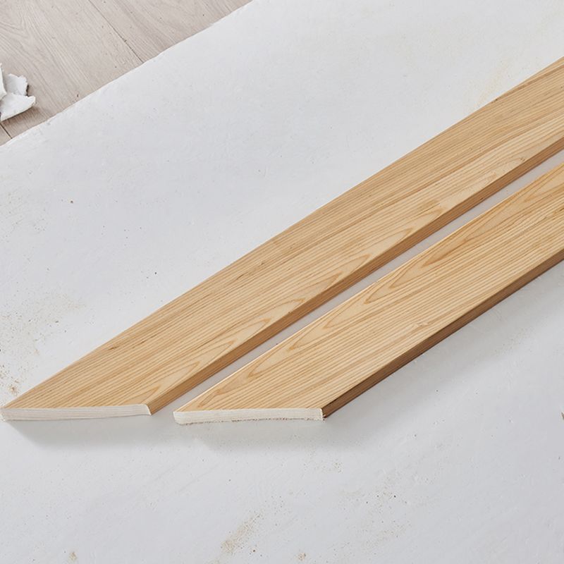 Scandinavian Solid Wood Sleeper Sofa in Beige Removable Cushions