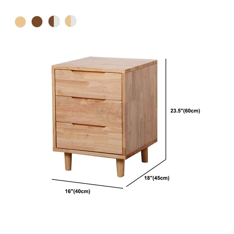 Solid Wood Storage Chest Dresser Modern Bedroom Storage Chest with Drawer