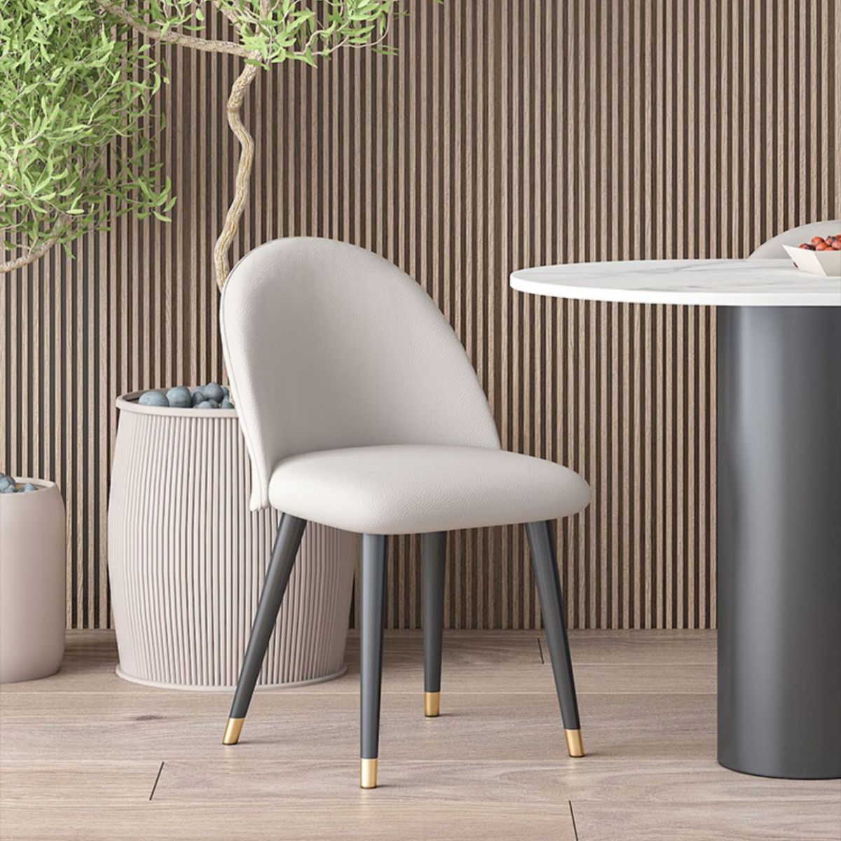 Glam Style Sintered Stone Dining Set Rectangle 1/4/5/6 Pieces Dining Set for Dining Areas