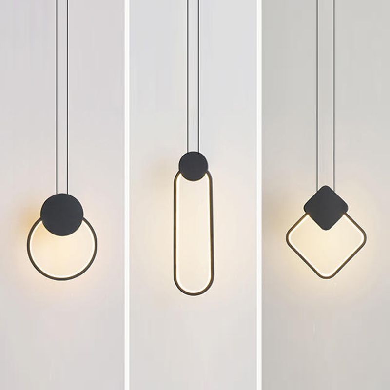 Lumière pendentif minimalisme en aluminium LED-LED PLACE PLADIER POUR LED POUR CHAMBRE