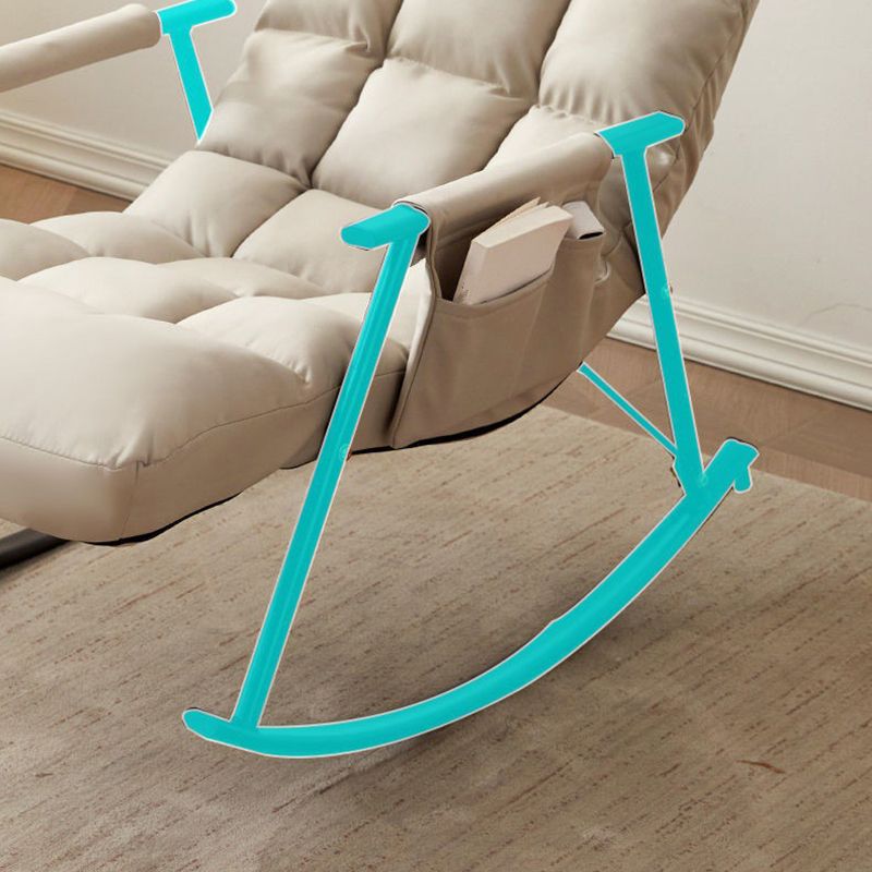 Upholstered Rocker Chair Contemporary Rocking Chair with Removable Cushions