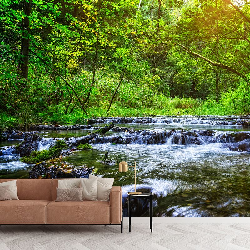 Natural Landscape Wall Mural Contemporary Living Room Wall Art for Decoration