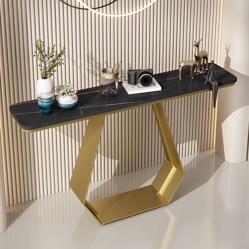 Rectangle Glam Console Accent Table Antique Finish Console Sofa Table