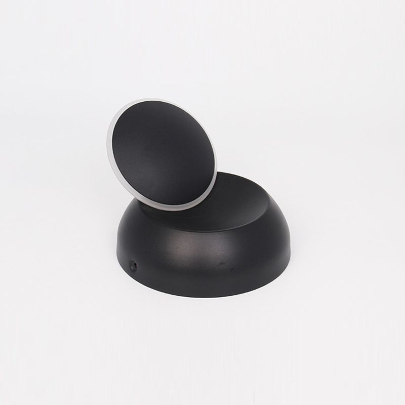 Nordic Style Aluminum Wall Light Round Rotatable LED Wall Sconce for Bedroom