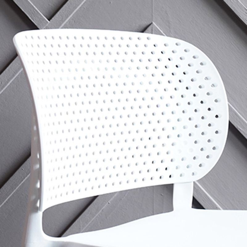 Sillas contemporáneas que cenan la silla lateral abierta plástica sin brazos para la cocina