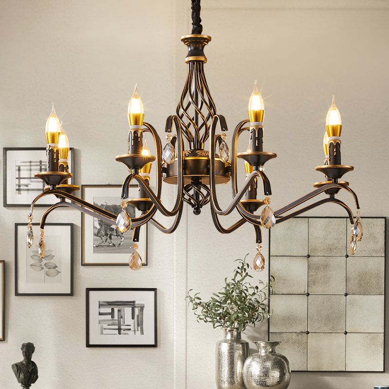 Metaalhangende hanglampen Traditionele hangende lampen voor woonkamer