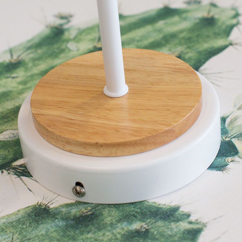 Kegel houten muur licht Noordse moderne 1-licht wandwandeling voor kinderkamer