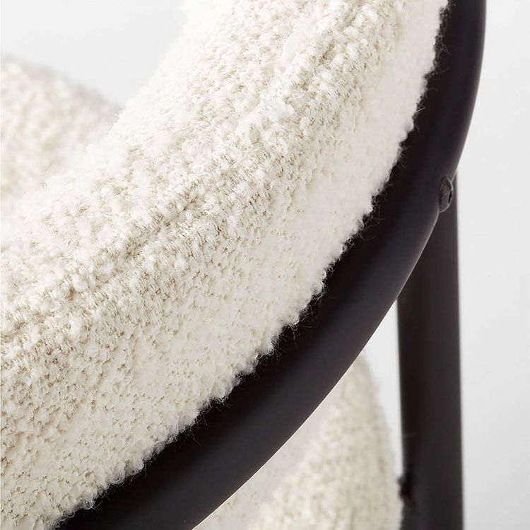 Open Back Dining Chair Designer Style Home Velvet Side Chair