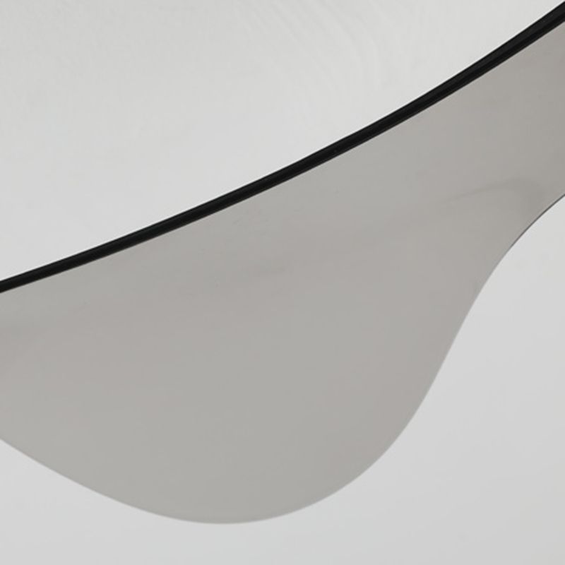 Geometry Ceiling Fan Light Kids Style Metal 1 Light LED Flush Light for Bedroom