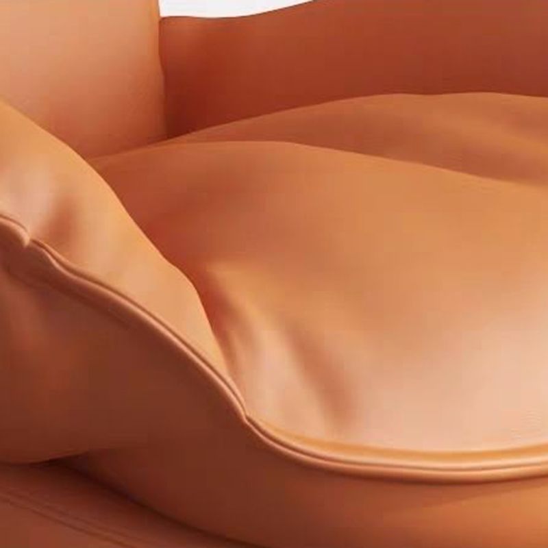 Contemporary Rocking Chair Cotton Upholstered Tufted Solid Color Indoor Rocking Chair