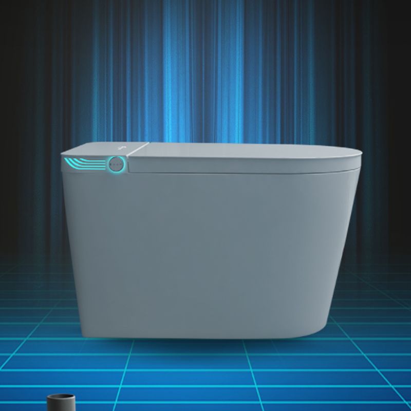 One Piece Toilet Modern Flush Toilet Floor Mounted Siphon Jet ABS Toilet Bowl