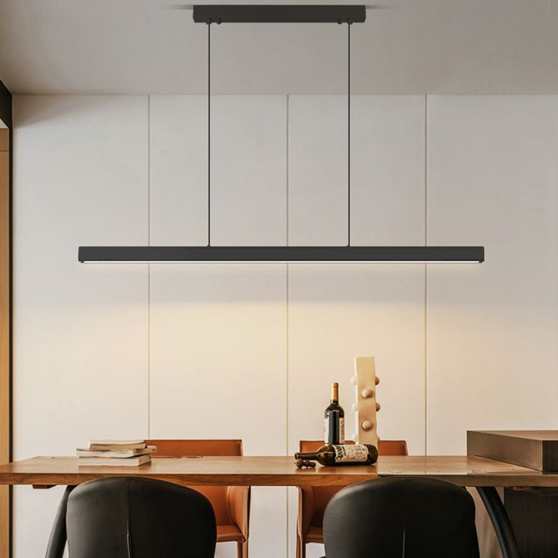 Iluminación de isla moderna luces colgantes acrílicas creativas para el comedor