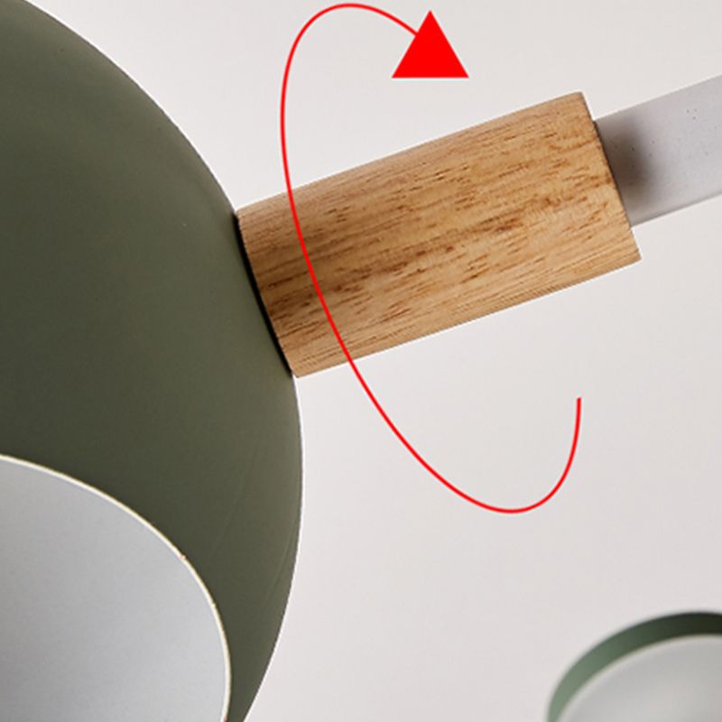 Multi Light Spherical Branch Hanging Light Modern Style Metal Hanging Lighting for Bedroom