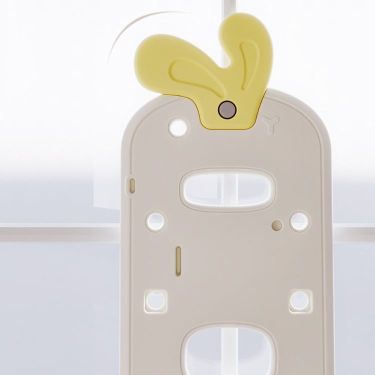 Modern Plastic Standard Bookcase Closed Back Standard Kids Bookcase with 4 Wheels