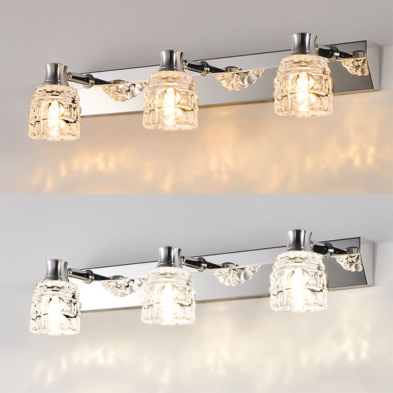 Lámparas de pared de tocador armado Luces de cristal de estilo retro de ex extravagancia de luz