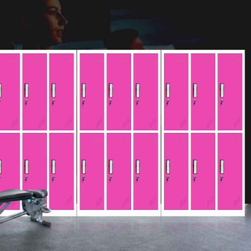 Contemporary Style Wardrobe Metal Home Wardrobe Closet With Lock