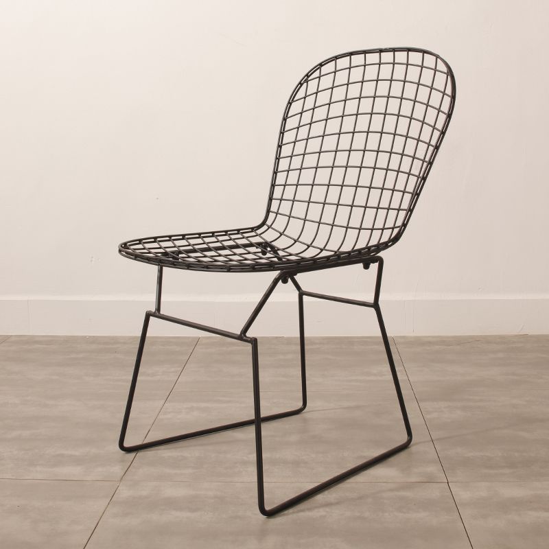 Metal Stacking Outdoors Modern Dining Chairs Patio Dining Chair