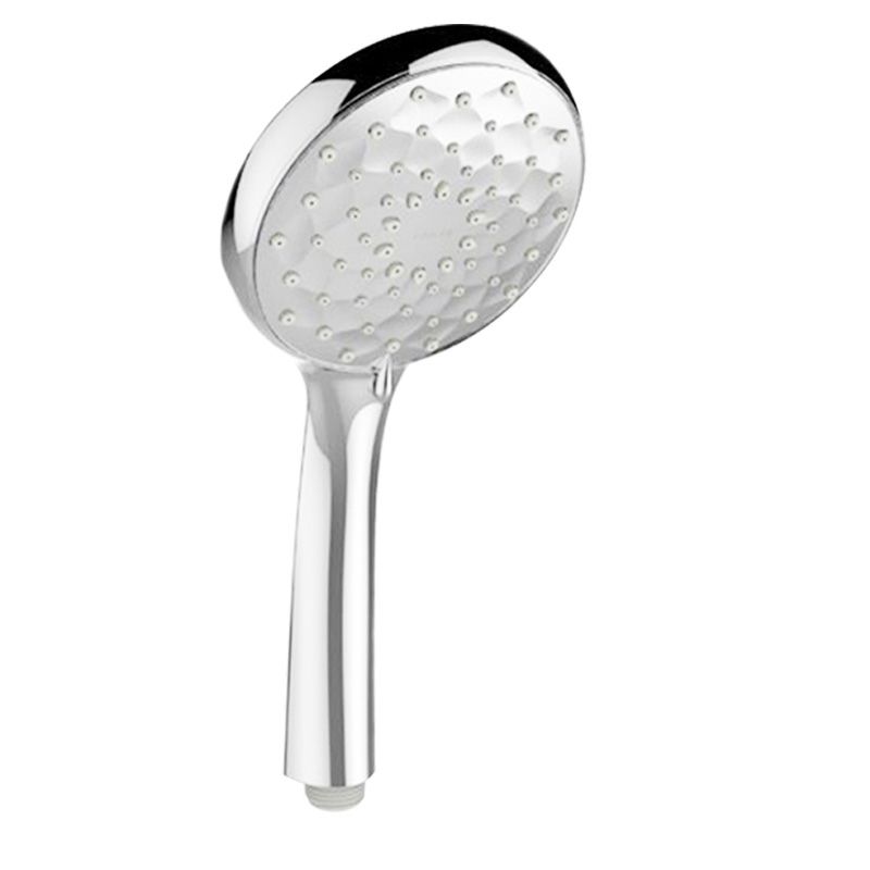 Round Self-Cleaning Hand Shower Adjustable Spray Pattern Wall-Mount Hand Shower
