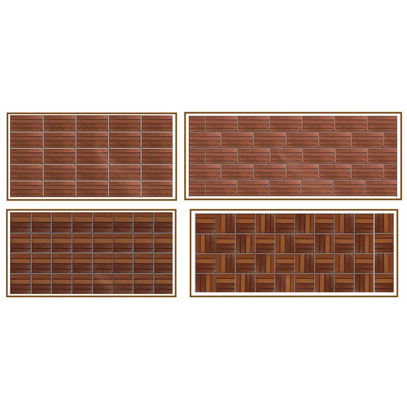 Classics Laminate Flooring Wood Click-Lock Waterproof Attached Underlayment Laminate Floor