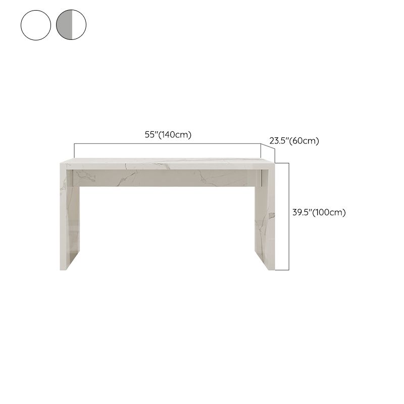Contemporary Living Room Rectangle Double pedestal Bar Dining Table
