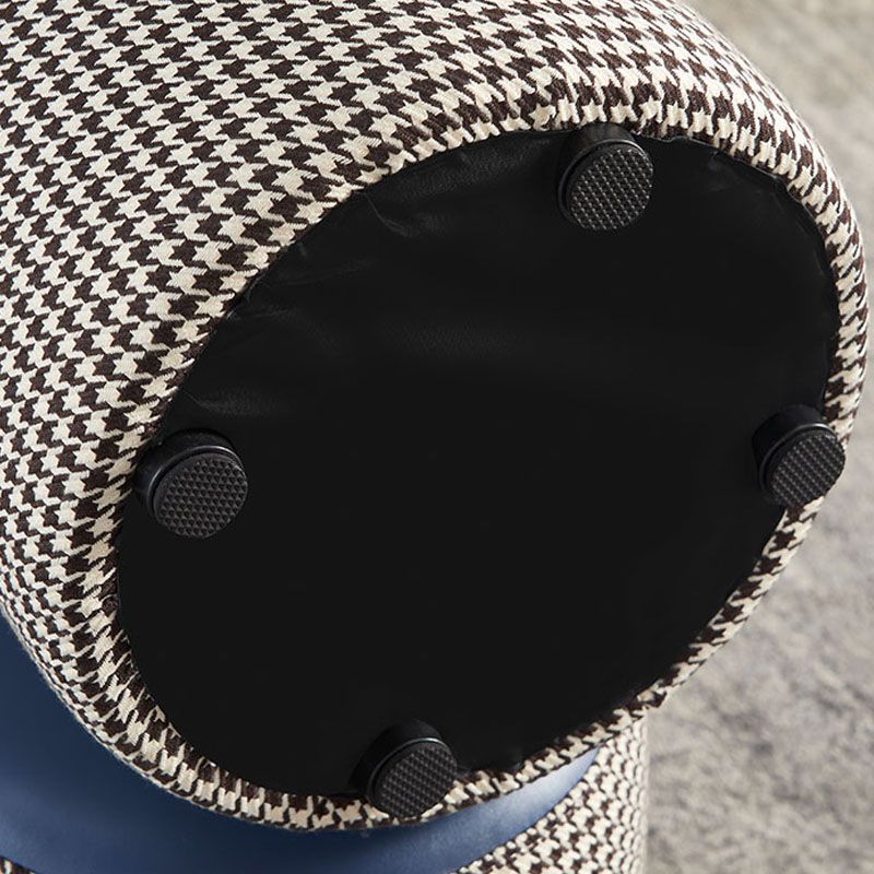 Modern Stain Resistant Pouf Round Shape Pouf for Living Room