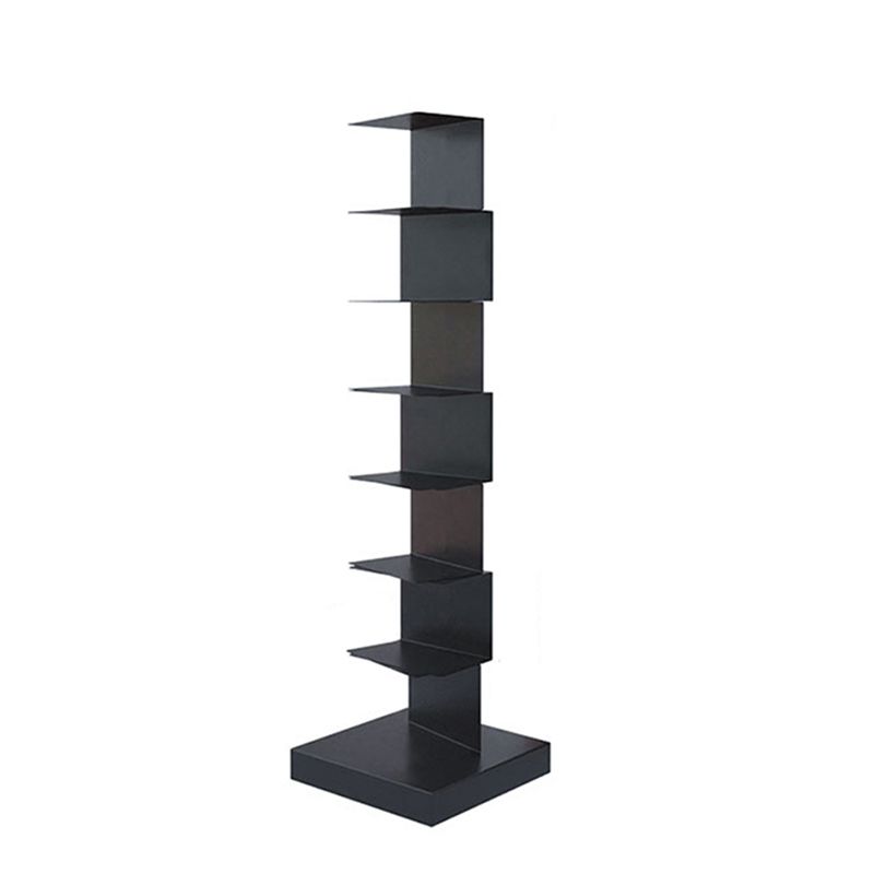 Modem Metal Bookshelf Geometric Shelf Bookshelf for Home Office 13.8" W