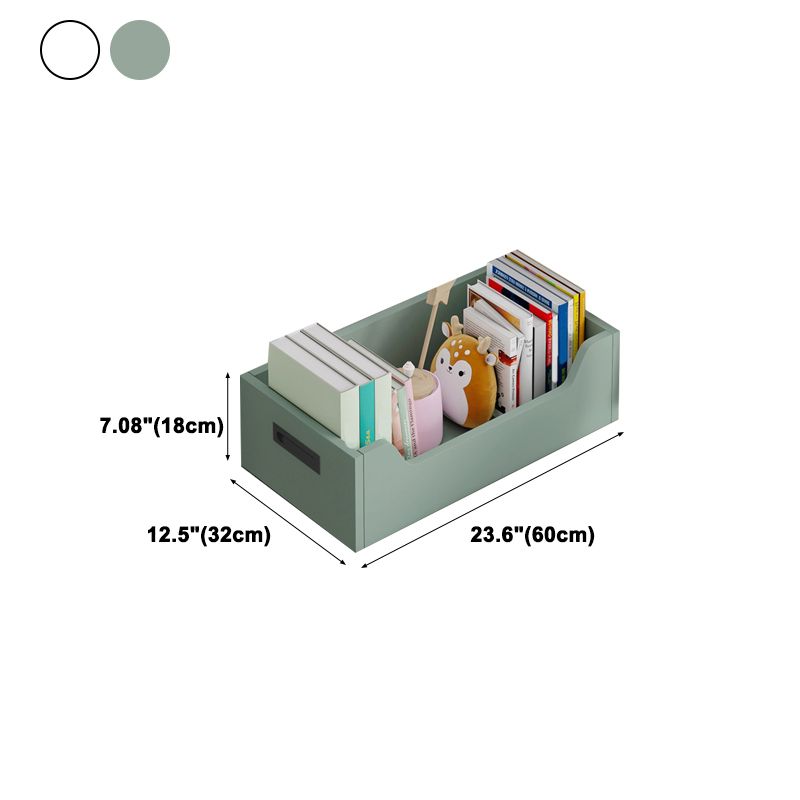 Contemporary Wood Bookshelf Closed Back Bookcase for Home Office