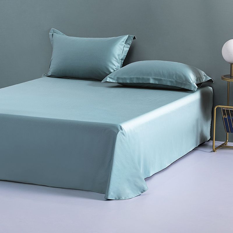 Elegant Bed Sheet Solid 1-Piece Cotton No Theme Set Fitted Sheet