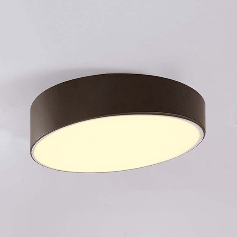 Plafoniere moderne con anello paralume in acrilico Lampada da soffitto a incasso a LED
